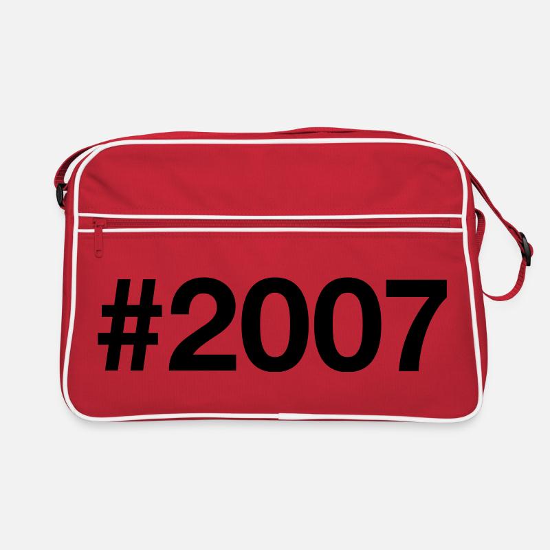 2007 Né 19 ans 19e anniversaire Sac Retro