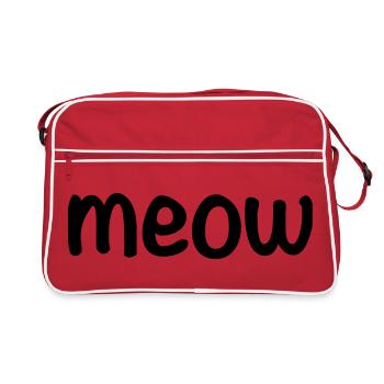 Meow - Sac Retro - rouge/blanc - Devant