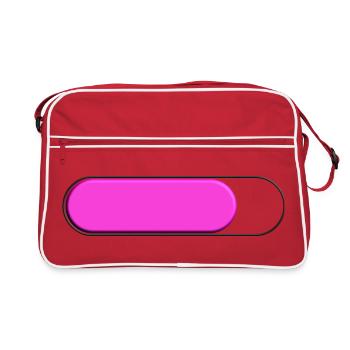 Jauge Petite Rose (chargement) - Sac Retro - rouge/blanc - Devant