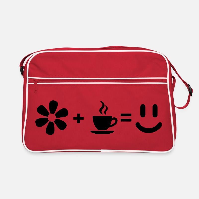 Modern Geometric L-Shape Abstract Black Graphic Retro Bag