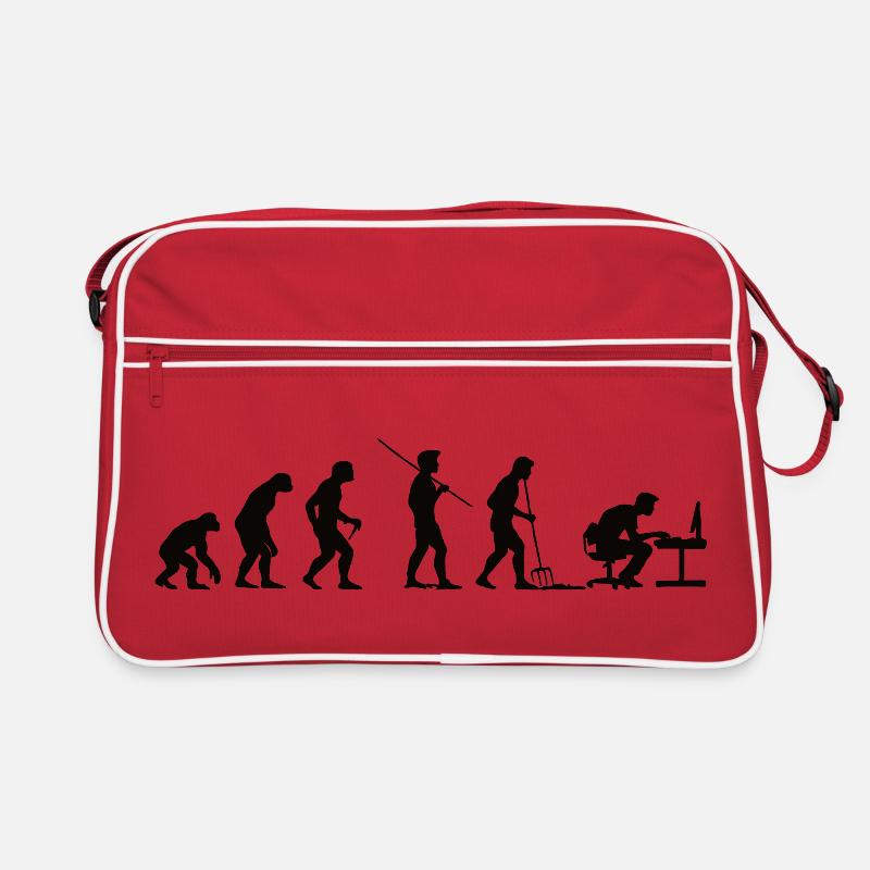 Programmierer Evolution Informatiker Entwickler Retro Tasche