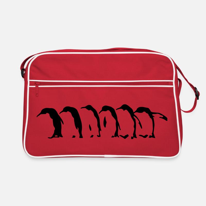 Pinguins Retro Tasche
