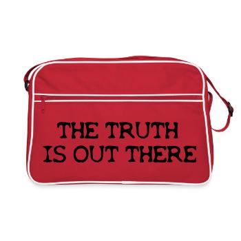 the Truth is out there - Sac Retro - rouge/blanc - Devant