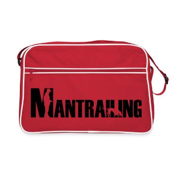 Mantrailing Malinois / German Shepherd - Retro Bag - red/white - Front