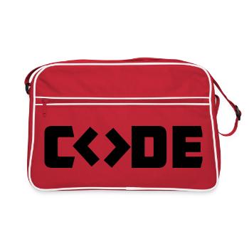 Programmer Code - Retro Bag - red/white - Front