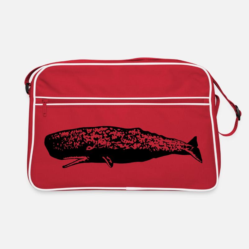 Pottwal Retro Tasche