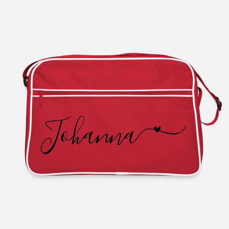 Johanna Surname First Name Decorative Retro Bag