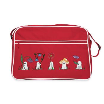 lovely ghosts - Retro Bag - red/white - Front