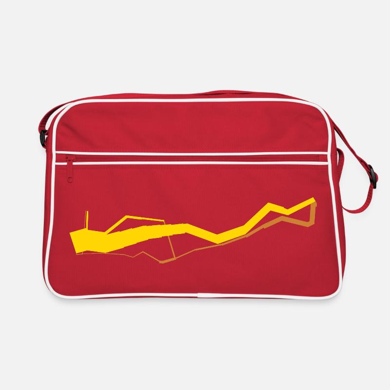 Iconic Data Viz: Minard 1812 - Gold / Bronze Retro Tasche