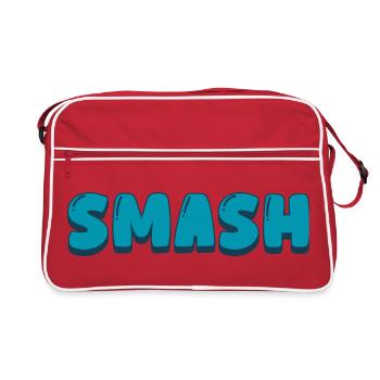 Briser - Sac Retro - rouge/blanc - Devant