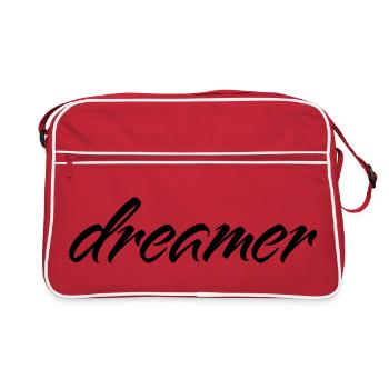 T-shirt Dreamer Minimaliste Dic - Sac Retro - rouge/blanc - Devant