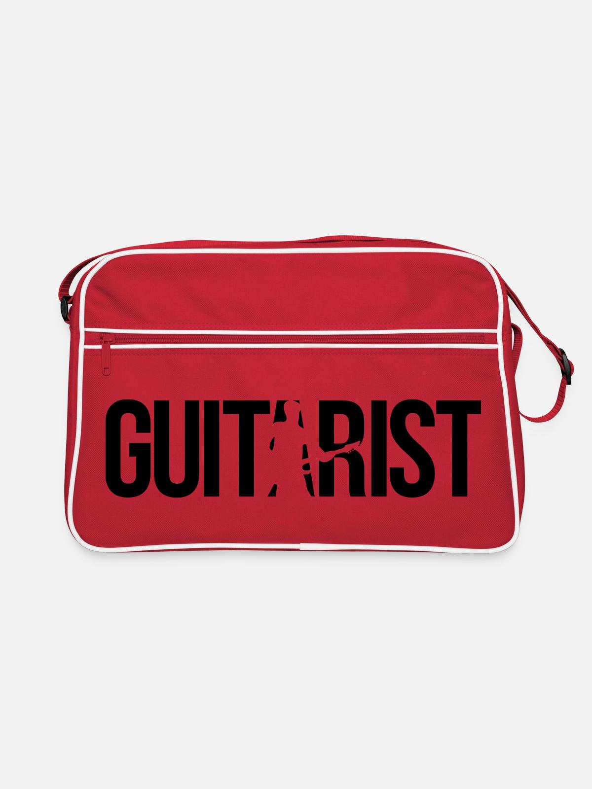 guitarist - Retro Bag - red/white - Front