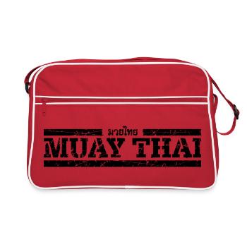 Muay Thai - Retro Bag - red/white - Front