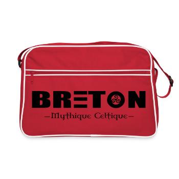 BRETON Mystique et Celtique - Sac Retro - rouge/blanc - Devant