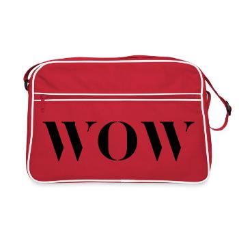 WOW - Retro Bag - red/white - Front