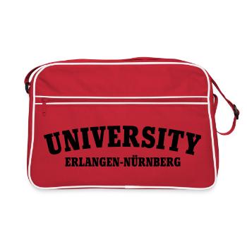 Université d’Erlangen Nuremberg - Sac Retro - rouge/blanc - Devant