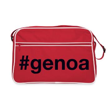 GENOA Hashtag - Retro Bag - red/white - Front