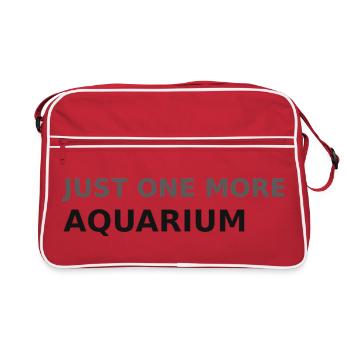 Il ne reste qu’un aquarium - Sac Retro - rouge/blanc - Devant