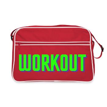 Citation d’entraînement Minimaliste - Sac Retro - rouge/blanc - Devant