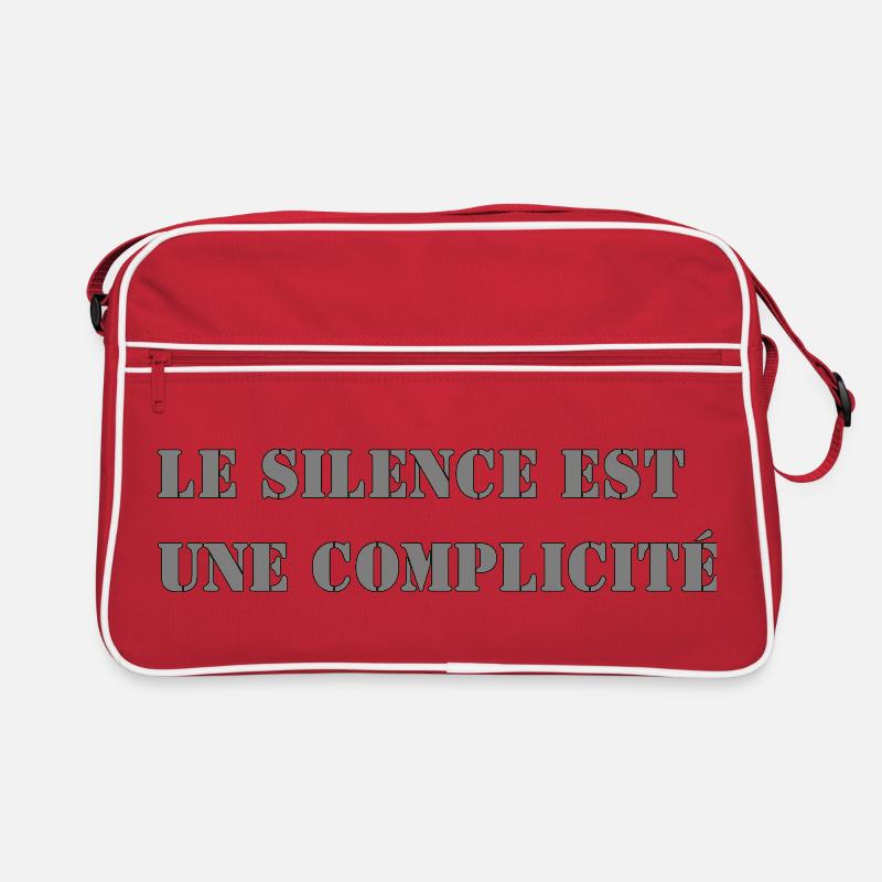 LE SILENCE EST UNE COMPLICITÉ Sac Retro