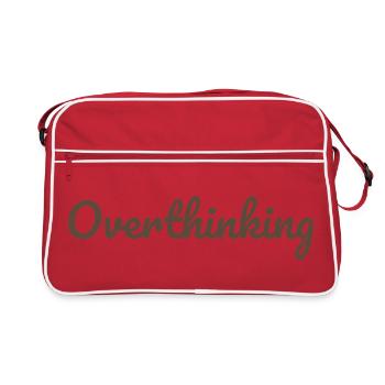 Rethinking Calligraphy Design - Retro Bag - red/white - Front