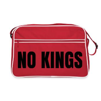 Pas de rois Pas de tyrans Démocratie Résistance - Sac Retro - rouge/blanc - Devant