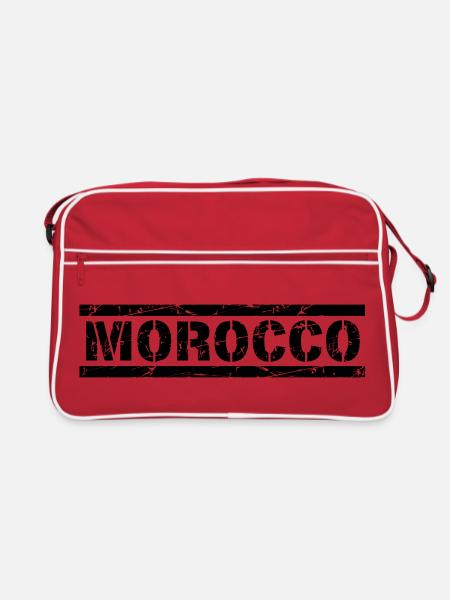 Maroc - Sac Retro - rouge/blanc - Devant
