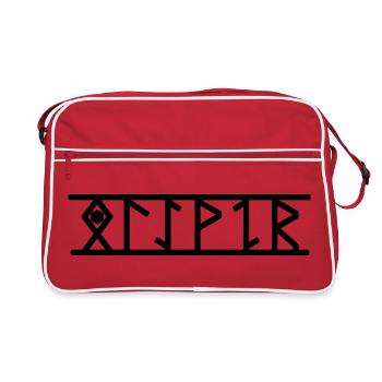 Oliver - Retro Bag - red/white - Front