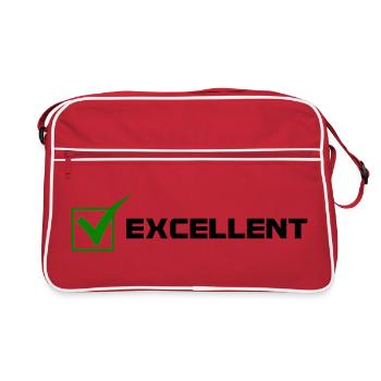 Excellent - Retro Bag - red/white - Front