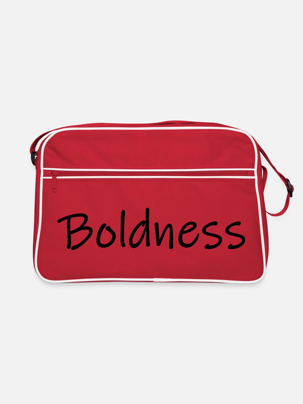 Boldness - Retro Bag - red/white - Front