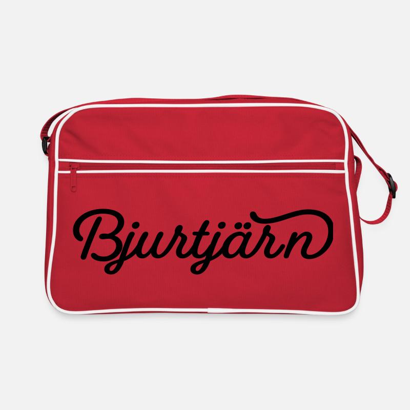 Bjurtjärn schwarz Retro Tasche