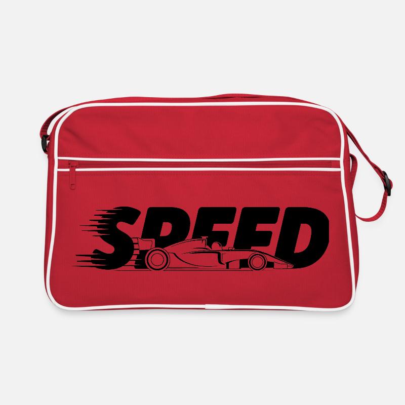 Formular One Speed - Cooles Auto-Logo Retro Tasche