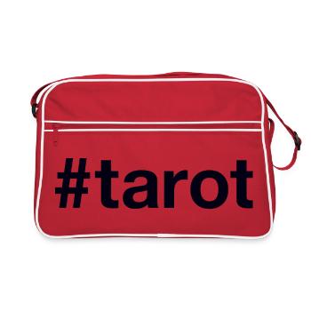 Tarot Hashtag - Retro Bag - red/white - Front