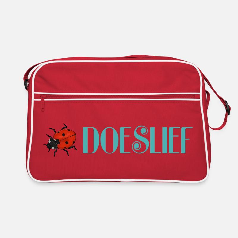 Süßer Marienkäfer Schwarze Punkte Retro Tasche