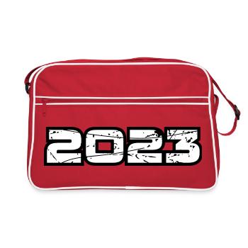 2023 - Retro Bag - red/white - Front