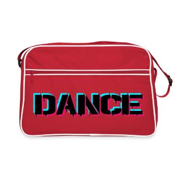 Dance - Retro Tasche - Rot/Weiß - Vorne