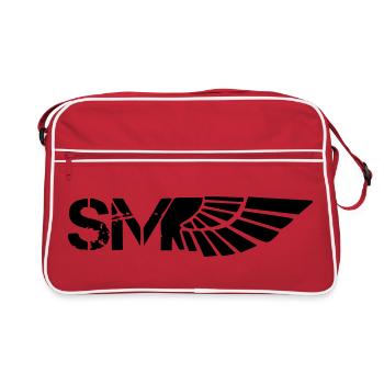 Supermoto - Retro Tasche - Rot/Weiß - Vorne