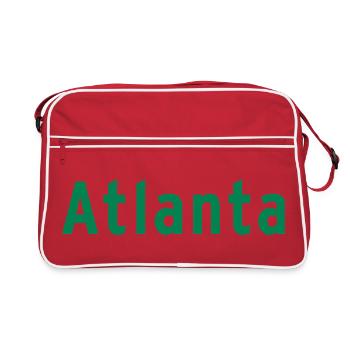 Atlanta - Retro Bag - red/white - Front