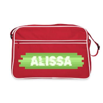 Alissa en héroïne - Sac Retro - rouge/blanc - Devant
