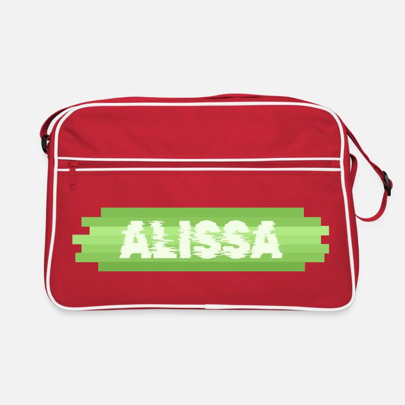 Alissa als Heldin Retro Tasche