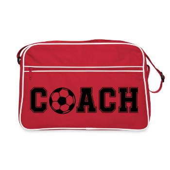 Football Coash - Sac Retro - rouge/blanc - Devant