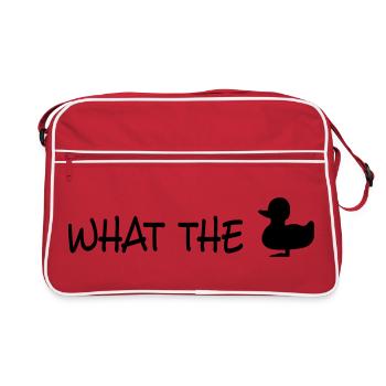 fuck - Retro Tasche - Rot/Weiß - Vorne