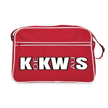 K:KW:S - Sac Retro - rouge/blanc - Devant