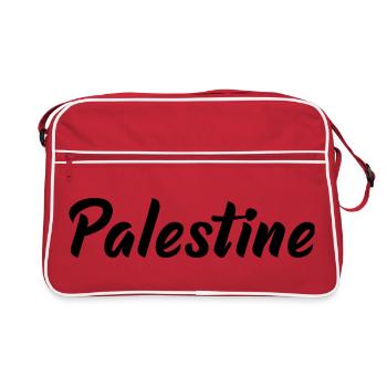 Palästina - Retro Tasche - Rot/Weiß - Vorne