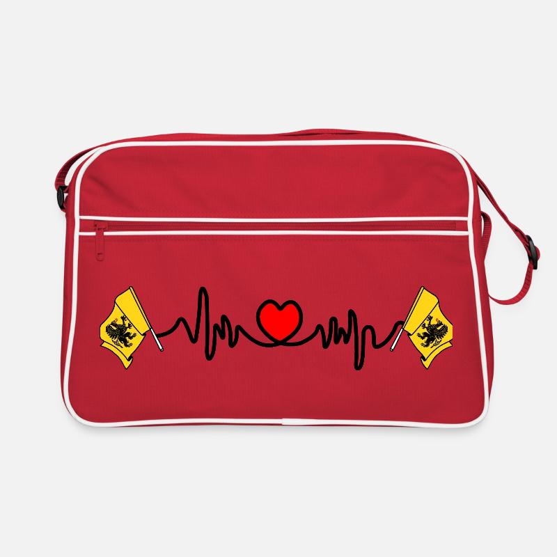 Herzfrequenz-Cardio für Pommern Retro Tasche