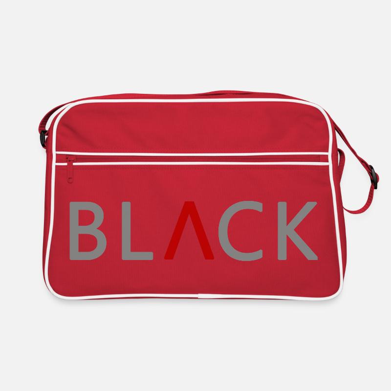 BLACK avec style Sac Retro