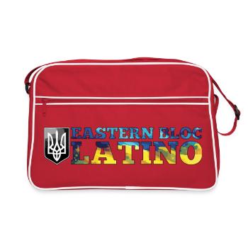 Eastern Bloc Latino Ukrainian Ukraine Gift - Retro Bag - red/white - Front