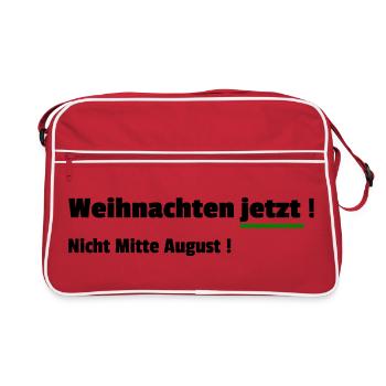 Christmas Now - Retro Bag - red/white - Front