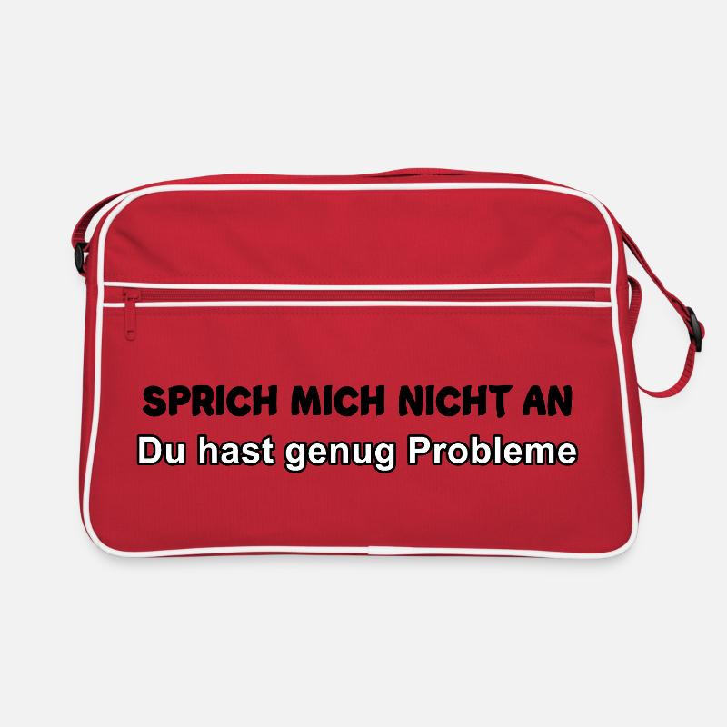 Du hast genug Probleme Retro Tasche