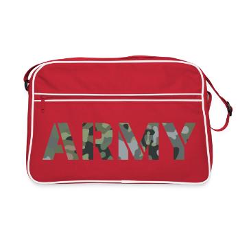 ARMY NL NFP Camouflage pattern - Retro Bag - red/white - Front